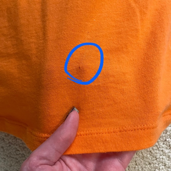 LOL Vintage short sleeve top orange and black pumpkin Halloween graphic t shirt - Picture 5 of 5